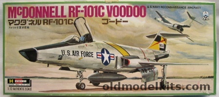 Hasegawa 1/72 McDonnell RF-101C Voodoo - 15th TRS Kadena Air Base Japan /  45th TRS - Bagged, JS037-250 plastic model kit